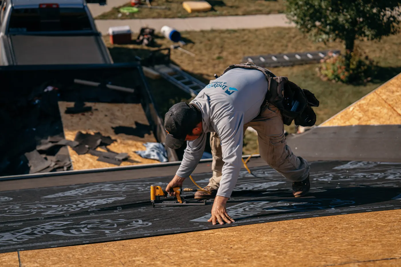 Roof inspection documented on a Lebanon home
